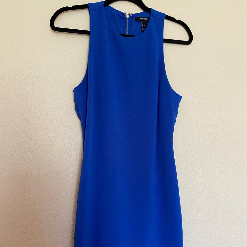 Blue Fitted Dress
